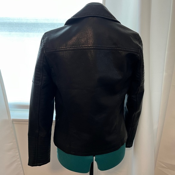 Topshop Leather Motorcycle jacket - Picture 3 of 3